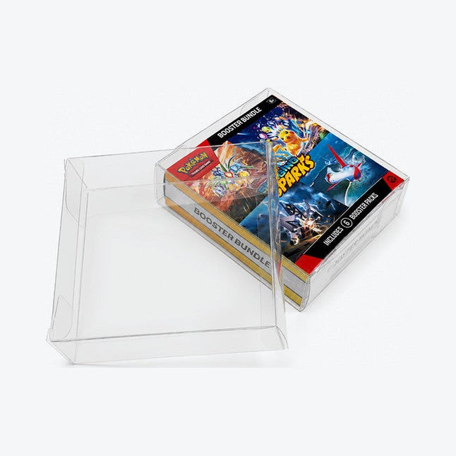 Wide booster bundle protector sliding over a wide-format booster bundle