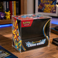 Clear protective case for a sealed Pokemon booster box